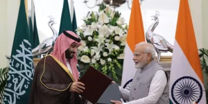 Bilateral talks between PM Modi and Crown Prince of Saudi Arabia