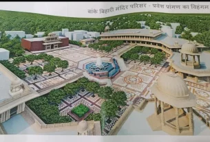 Banke Bihari Mandir Corridor