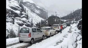 Snowfall in J&K