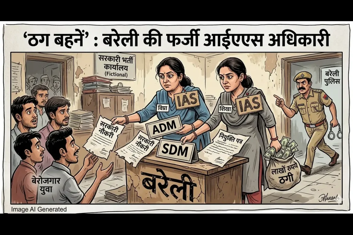 DM-SDM बनकर ठगने वाली बरेली की दो बहनों समेत 3 गिरफ्तार