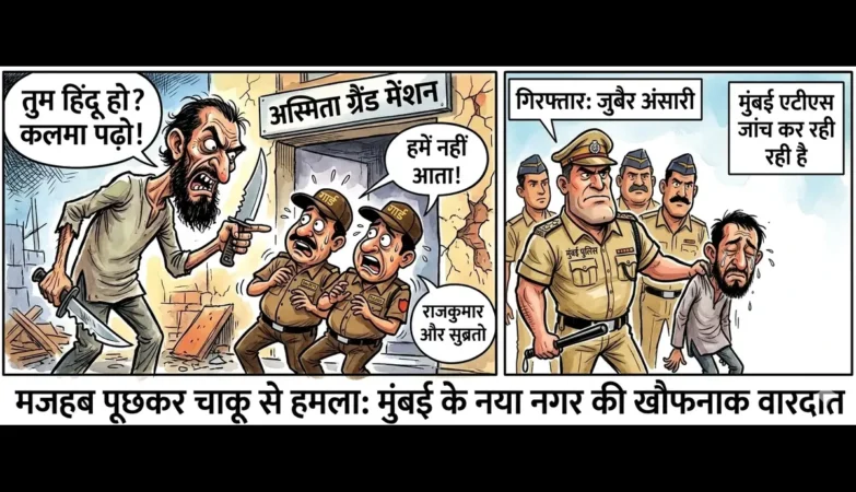 Mumabi में पहलगाम,धर्म पूछ कर चाकू से हमला