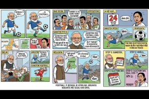 PM Modi, W. Bengal Elections, Kolkata Polling, Khela Hobe, Mamata Banerjee (1)