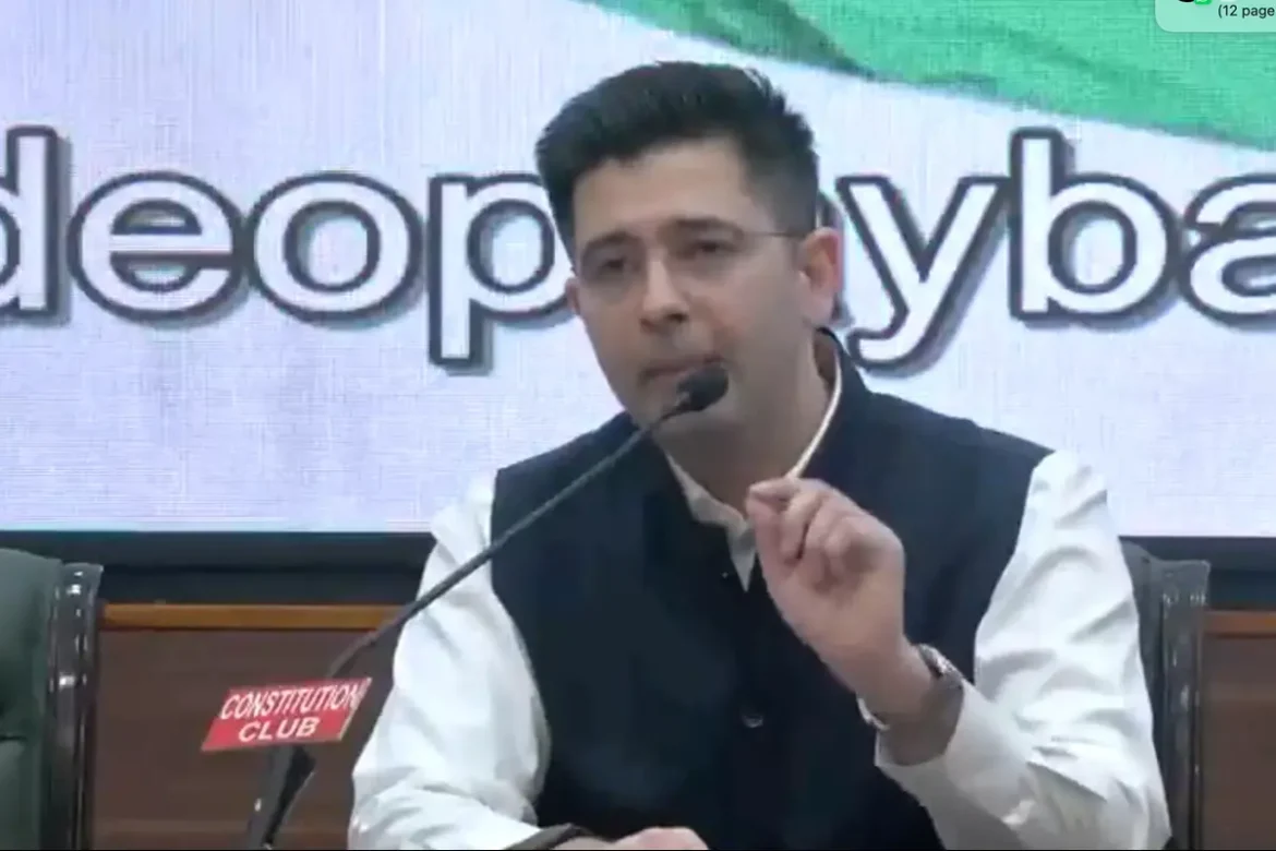 AAP को बड़ा झटका, राघव चड्ढा सहित दो तिहाई सांसद BJP में शामिल