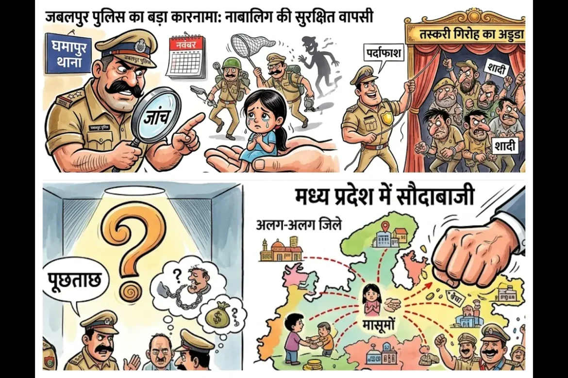 Human Trafficking गैंग का पर्दाफाश, जबलपुर पुलिस को बड़ी सफलता