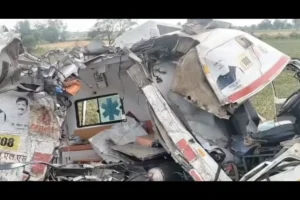 Bus Hit Ambulance