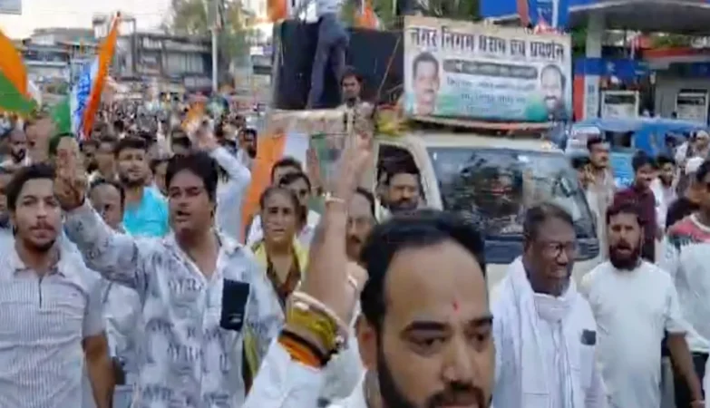 Jabalpur Nagar Nigam, Cong, Protest