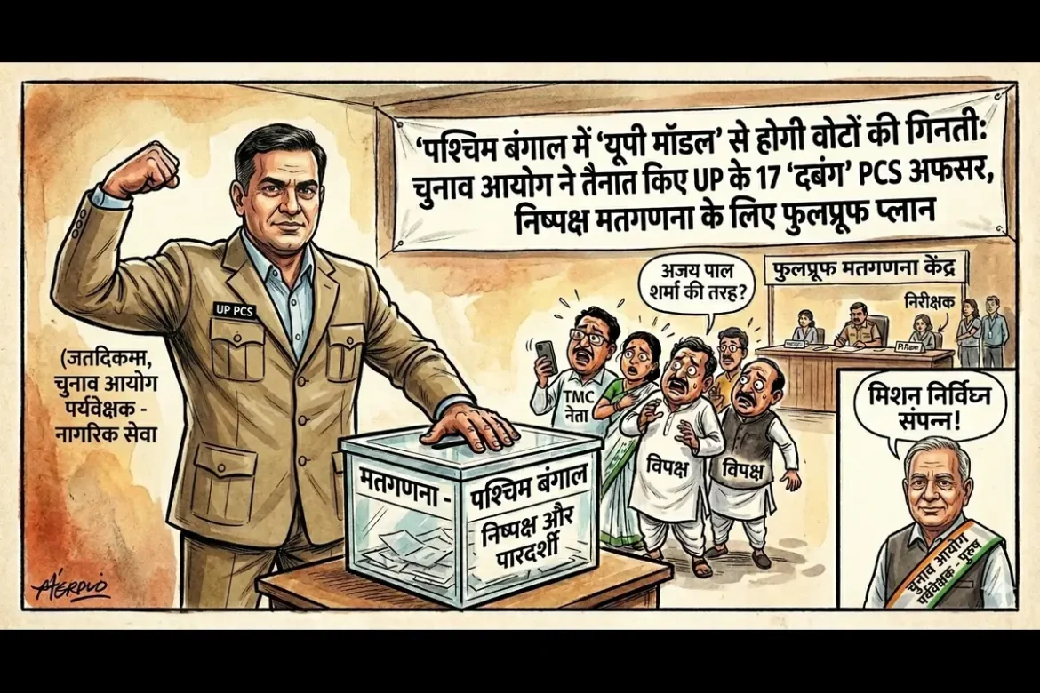 W Bengal Elections मतगणना के लिए चुनाव आयोग ने UP के ‘स्पेशल-17’ को क्यों बुलाया- देखें खबर