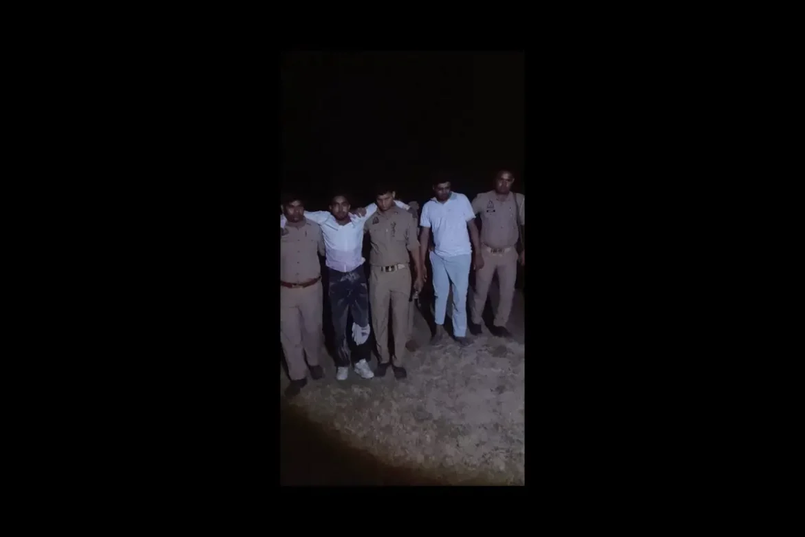 Aliganj Encounter बाजार नोटों की माला चुराने वाले 2 बदमाश मुठभेड़ के बाद गिरफ्तार