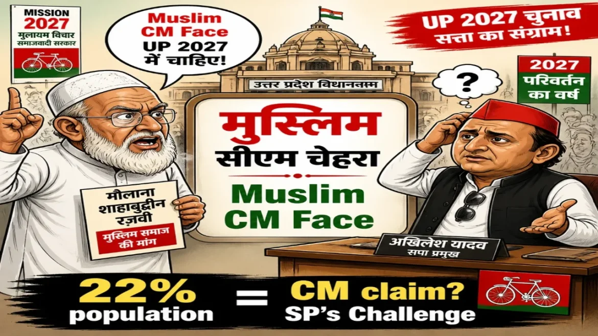 Muslim CM face बरेलवी मुसलमानों के धर्मगुरु मौलाना शाहबुद्दीन रज़्वी के अल्टीमेटम से अखिलेश के होश फाख़्ता