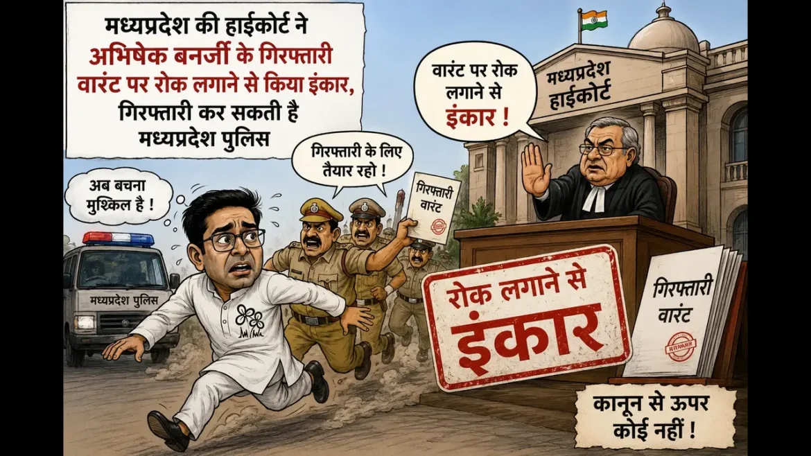 Abhishek Banerjee की मुश्किलें बढ़ीं, हाईकोर्ट का वारंट पर रोक लगाने से इंकार, गिरफ्तार कर सकती है मप्र पुलिस